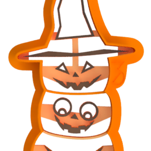 Halloween töktrió mintás kiszúró