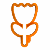 Tulipán #3 kiszúró kiszúró