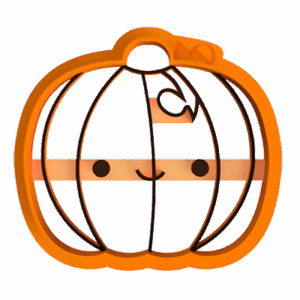 Halloween tök #3 mintás kiszúró