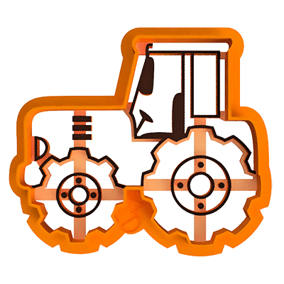 Traktor #2 mintás kiszúró